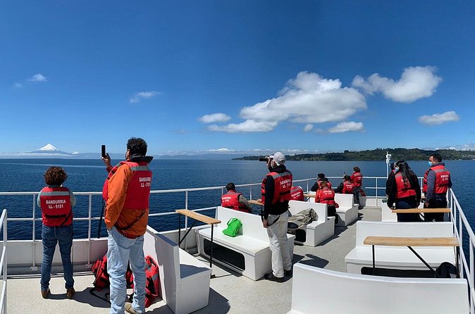 Scenic Catamaran Tour on Llanquihue lake - Frutillar seen from Llanquihue Lake