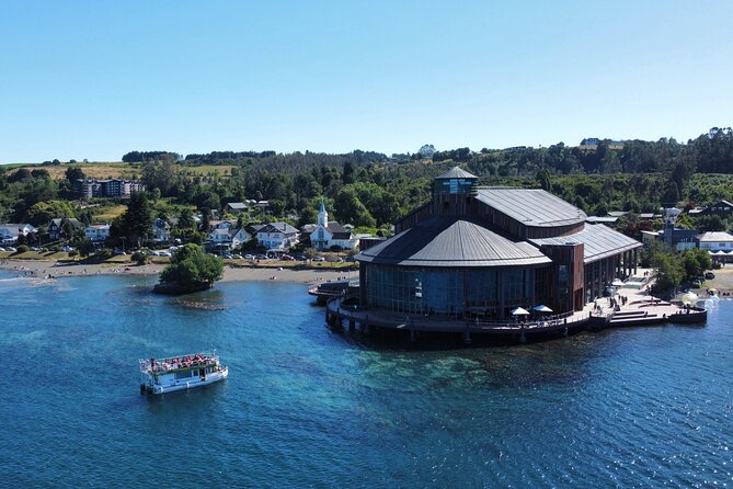 Scenic Catamaran Tour on Llanquihue lake - Teatro del Lago from the water