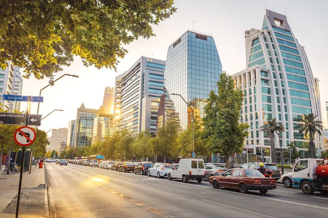 Sky Costanera Observatory & Las Condes Financial District Tour - Plaza Perú adds art and a local pause