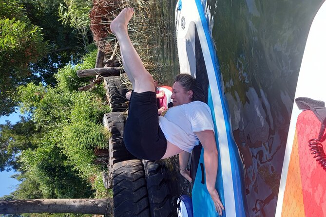 Stand Up Rowing Yoga and Hiking in Pichilemu - Learning the board before entering the water