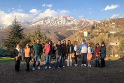 Sunset in the Andes Mountains