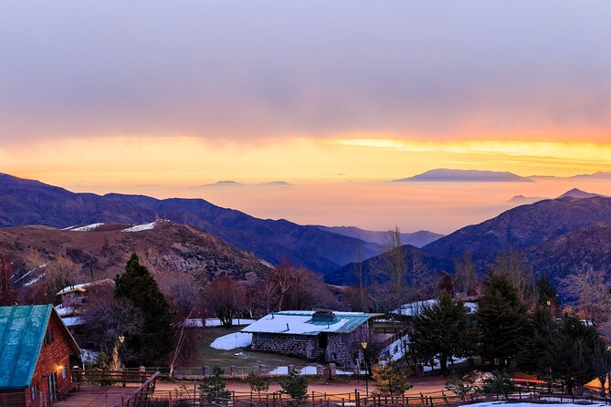 Sunset in the Andes Mountains - Why the small group and transfer matter