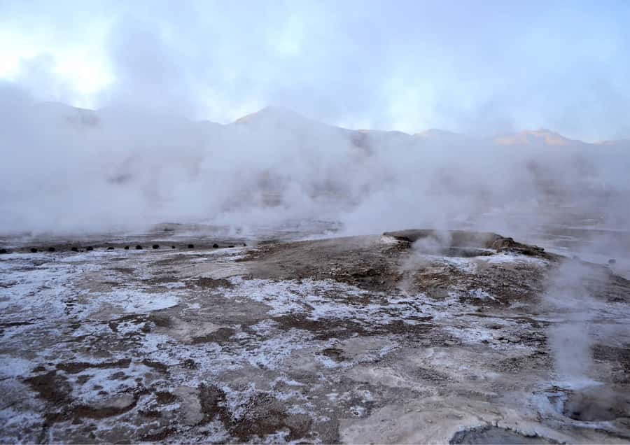 Tatio Gayser - Tour : San Pedro de Atacama - Chile - Leaving San Pedro de Atacama by Van