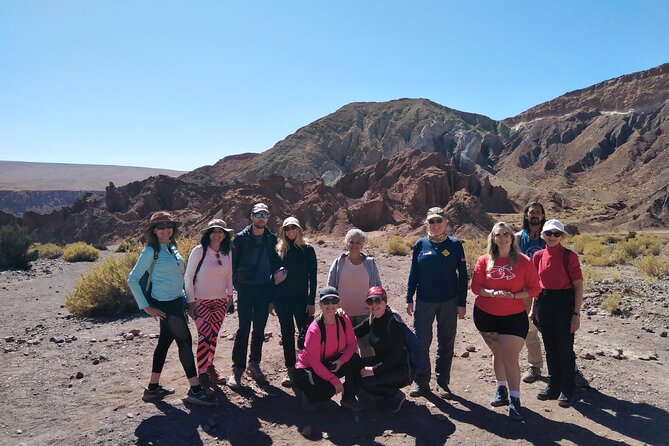 Tour of the Rainbow Valley and Petroglyphs of Yerbas Buenas - Walking through the Domeyko Range