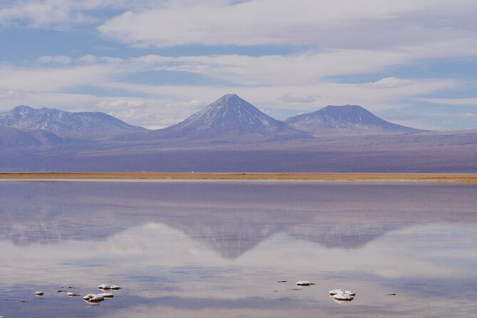 Altiplanic lagoons under the volcanoes east of San Pedro de Atacama