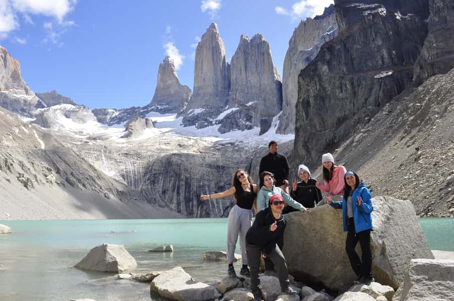 Trekking Base Torres with guide - Entering through Laguna Amarga