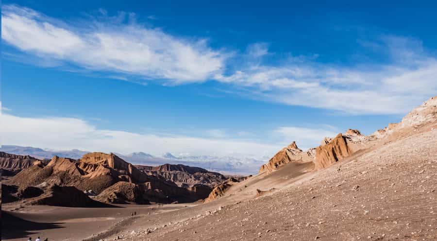 Valle de la Luna (Moon Valley) from San Pedro de Atacama - First impressions inside Valle de la Luna