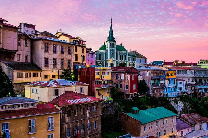 Valparaiso and Viña del Mar visit their Casas de Colores - The 21 de Mayo funicular and hilltop views