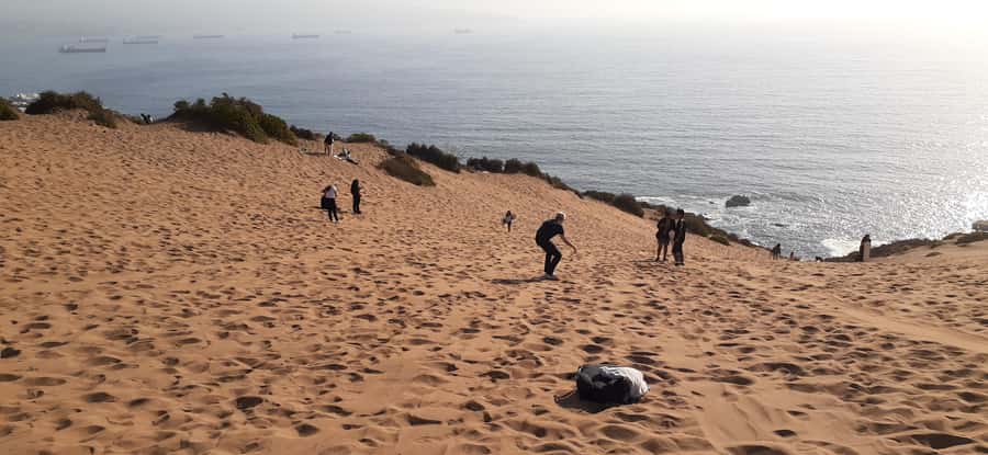Valparaíso: Sandboarding and Sunset in Concon Sand Dunes - Sunset over the Pacific