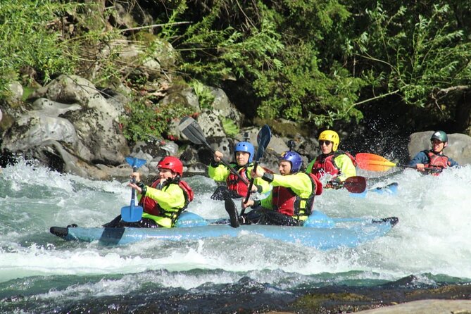 Winter Rafting River Trancura - Spanish Instructions and English Support